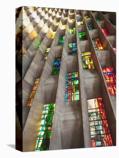 England, Warwickshire, Coventry, New Coventry Cathedral-Steve Vidler-Stretched Canvas