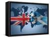 England X Scotland-aquir-Framed Stretched Canvas