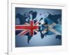 England X Scotland-aquir-Framed Art Print