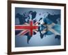 England X Scotland-aquir-Framed Art Print
