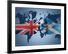 England X Scotland-aquir-Framed Art Print