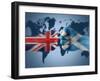 England X Scotland-aquir-Framed Art Print