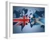 England X Scotland-aquir-Framed Art Print