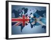 England X Scotland-aquir-Framed Art Print