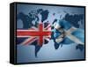 England X Scotland-aquir-Framed Stretched Canvas