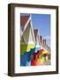 England, Yorkshire, Scarborough, Colourful Beach Huts-Steve Vidler-Framed Photographic Print