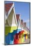 England, Yorkshire, Scarborough, Colourful Beach Huts-Steve Vidler-Mounted Photographic Print