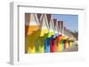 England, Yorkshire, Scarborough, Colourful Beach Huts-Steve Vidler-Framed Photographic Print