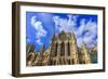England, Yorkshire, York. English gothic style cathedral and Metropolitical Church of Saint Peter i-Emily Wilson-Framed Photographic Print