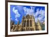 England, Yorkshire, York. English gothic style cathedral and Metropolitical Church of Saint Peter i-Emily Wilson-Framed Photographic Print