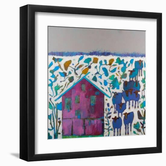 Engler Barn-Sue Jachimiec-Framed Art Print