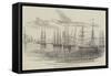 English and French Squadron Off Colonia, Plate River-null-Framed Stretched Canvas