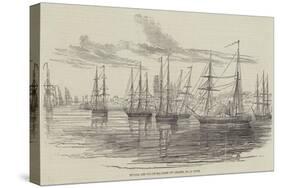 English and French Squadron Off Colonia, Plate River-null-Stretched Canvas