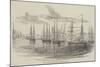 English and French Squadron Off Colonia, Plate River-null-Mounted Giclee Print