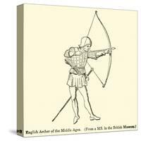 English Archer of the Middle Ages-null-Stretched Canvas