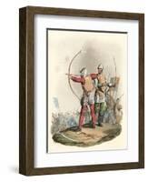 English Archers-Charles Hamilton Smith-Framed Art Print