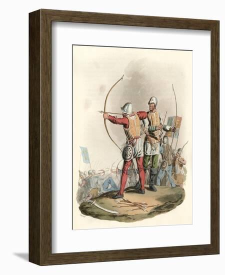 English Archers-Charles Hamilton Smith-Framed Art Print