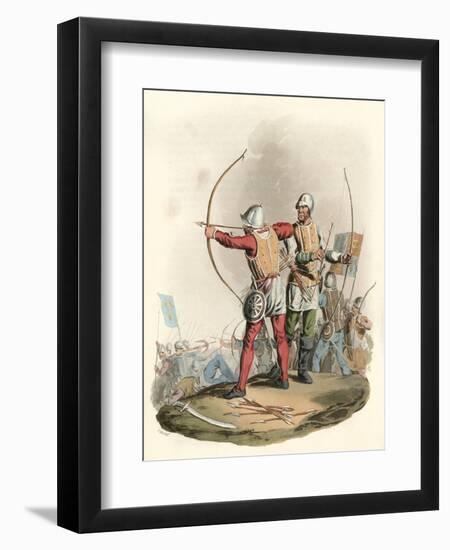 English Archers-Charles Hamilton Smith-Framed Art Print