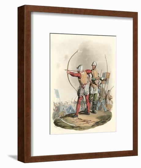 English Archers-Charles Hamilton Smith-Framed Art Print