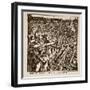 English Archery Wins at Agincourt, Illustration from 'A History of England'-Henry Justice Ford-Framed Giclee Print