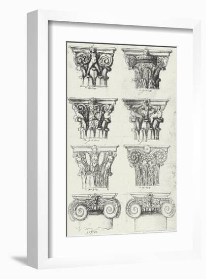 English Architectural V-The Vintage Collection-Framed Giclee Print