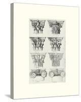 English Architectural V-The Vintage Collection-Stretched Canvas