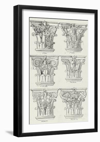 English Architectural VI-The Vintage Collection-Framed Giclee Print