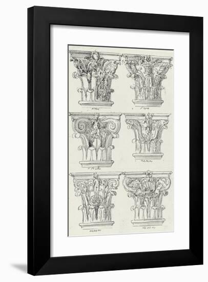 English Architectural VI-The Vintage Collection-Framed Giclee Print