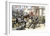 English Army of Edward IIII Attacking Calais during the Hundred Years War Wiith France, c.1347-null-Framed Giclee Print