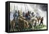 English Army on the Morning of Battle at Agincourt, Hundred Years' War, 1415-null-Framed Stretched Canvas