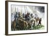 English Army on the Morning of Battle at Agincourt, Hundred Years' War, 1415-null-Framed Giclee Print