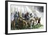 English Army on the Morning of Battle at Agincourt, Hundred Years' War, 1415-null-Framed Giclee Print