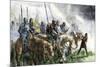 English Army on the Morning of Battle at Agincourt, Hundred Years' War, 1415-null-Mounted Giclee Print