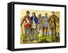 English Battle Dress, 15th-16th Century-Edward May-Framed Stretched Canvas