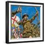 English Bowmen at Agincourt, 25th October 1415-null-Framed Giclee Print