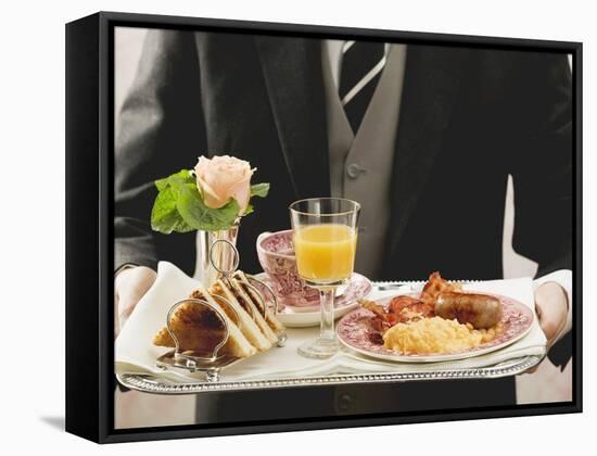 English Breakfast on Tray-null-Framed Stretched Canvas