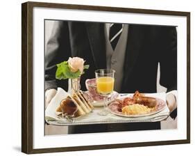 English Breakfast on Tray-null-Framed Photographic Print