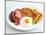 English Breakfast with Fried Egg, Beans, Toast and Sausage-Peter Howard Smith-Mounted Photographic Print