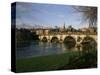 English Bridge, Shrewsbury, Shropshire, England, United Kingdom-Christina Gascoigne-Stretched Canvas