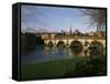 English Bridge, Shrewsbury, Shropshire, England, United Kingdom-Christina Gascoigne-Framed Stretched Canvas