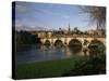 English Bridge, Shrewsbury, Shropshire, England, United Kingdom-Christina Gascoigne-Stretched Canvas