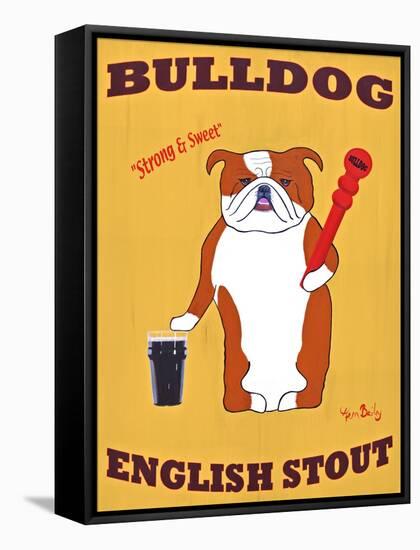 English Bulldog 2-Ken Bailey-Framed Stretched Canvas