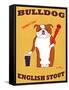 English Bulldog 2-Ken Bailey-Framed Stretched Canvas