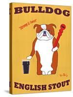 English Bulldog 2-Ken Bailey-Stretched Canvas