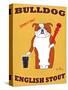 English Bulldog 2-Ken Bailey-Stretched Canvas