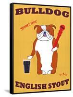 English Bulldog 2-Ken Bailey-Framed Stretched Canvas