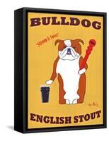 English Bulldog 2-Ken Bailey-Framed Stretched Canvas