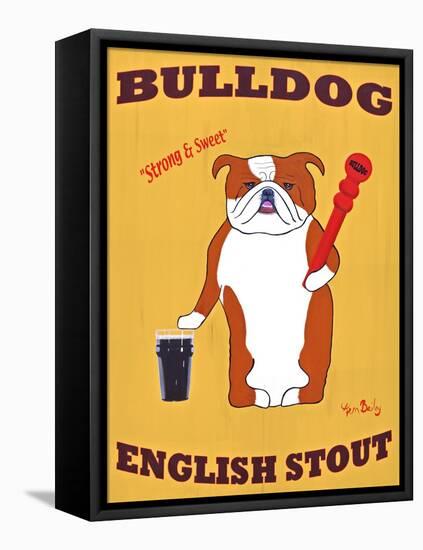 English Bulldog 2-Ken Bailey-Framed Stretched Canvas