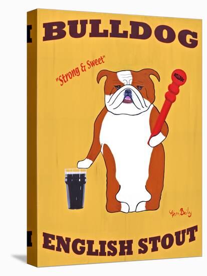 English Bulldog 2-Ken Bailey-Stretched Canvas