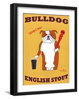 English Bulldog 2-Ken Bailey-Framed Giclee Print